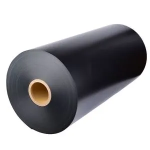PS Negru mat de plastic foaie